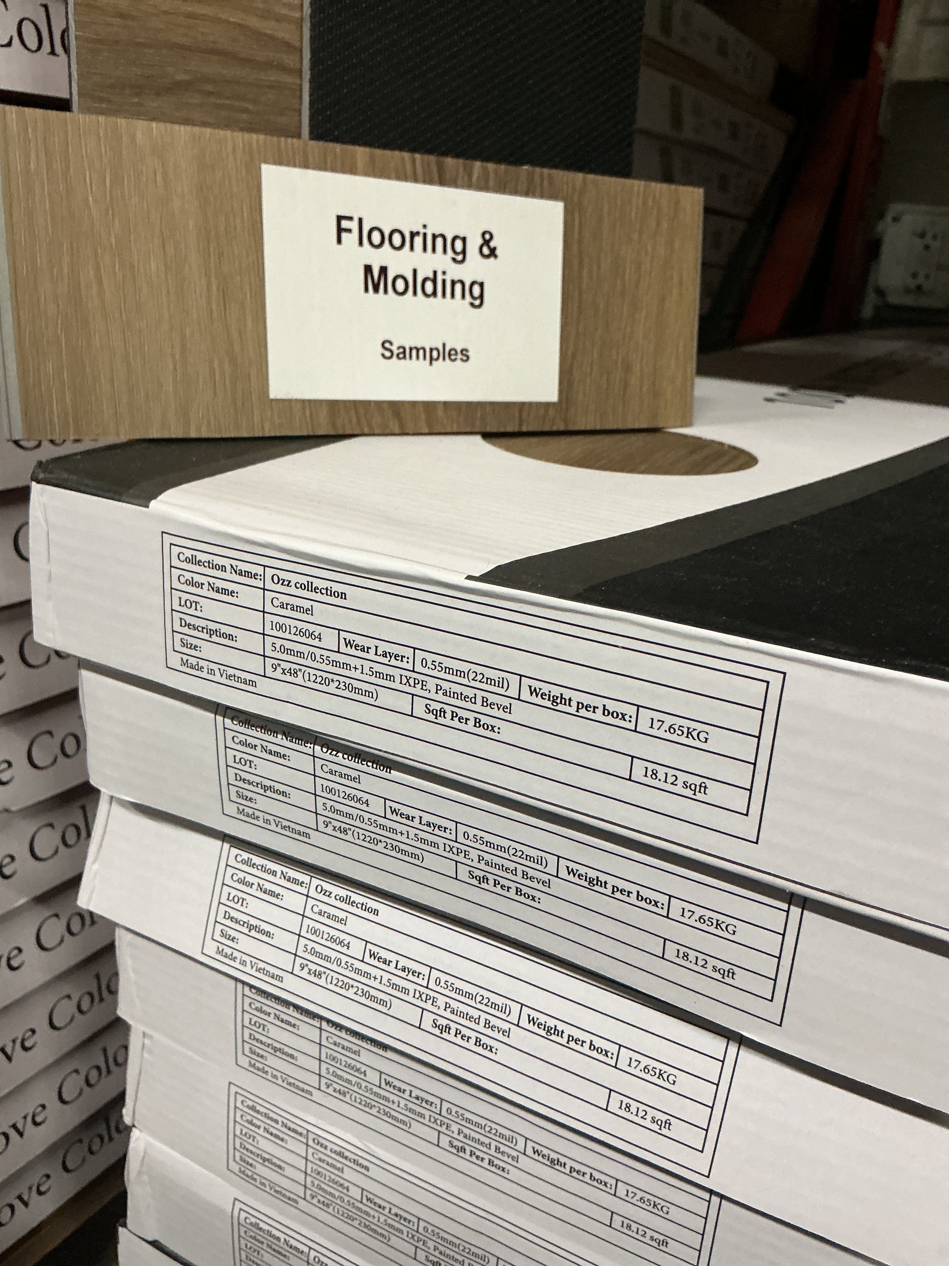 Ozz Plank 6.5mm – 22 Mil – Unilin Click – Deep Embossed – UV Coating. Color Caramel