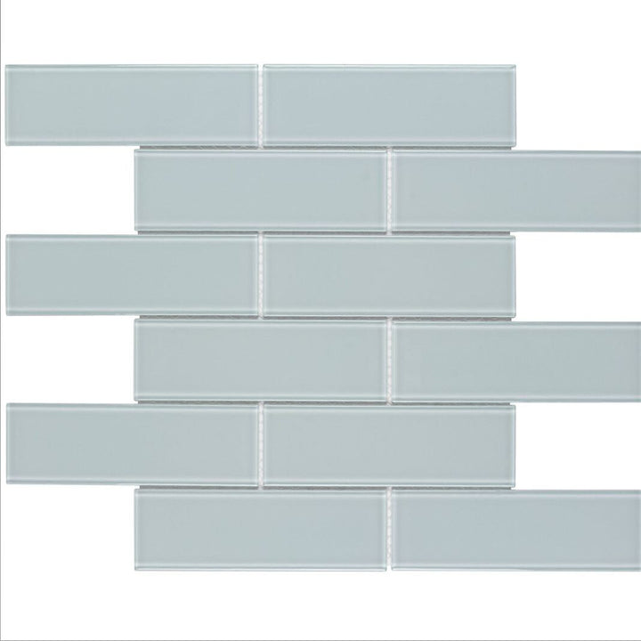 Glass Subway Tile Metropolitan Blue 2x6