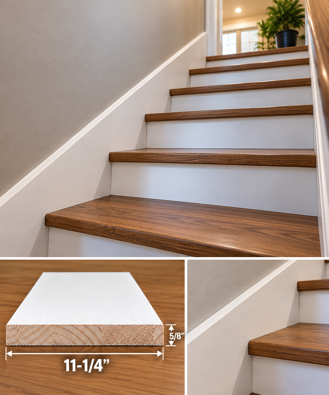 Primed Edge Board(S4S) Size: (11-1/4” x 5/8”) x 16’