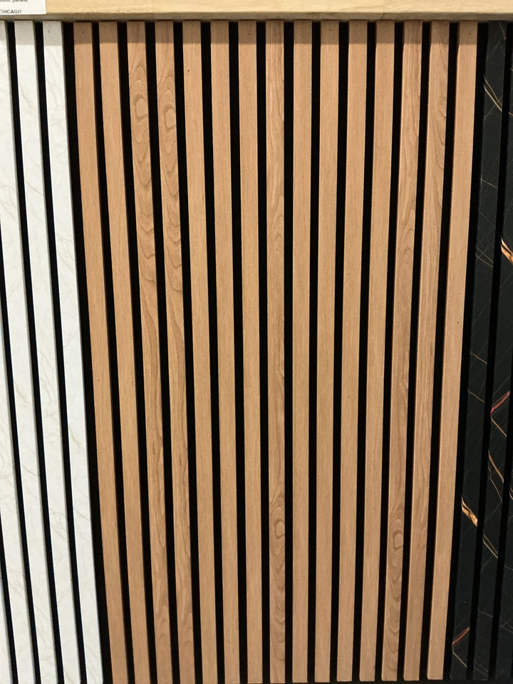 Decorative Acoustic Slat Wall Panels 8ft x 2ft Sunshinc