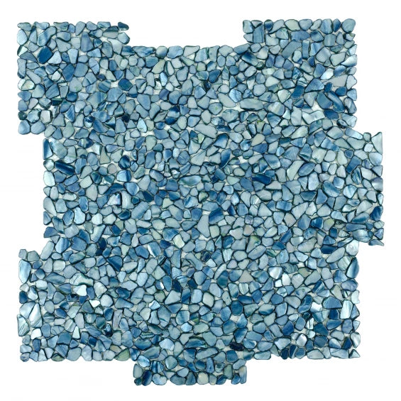 Celestial Pearl Slivers Pebble Mosaic