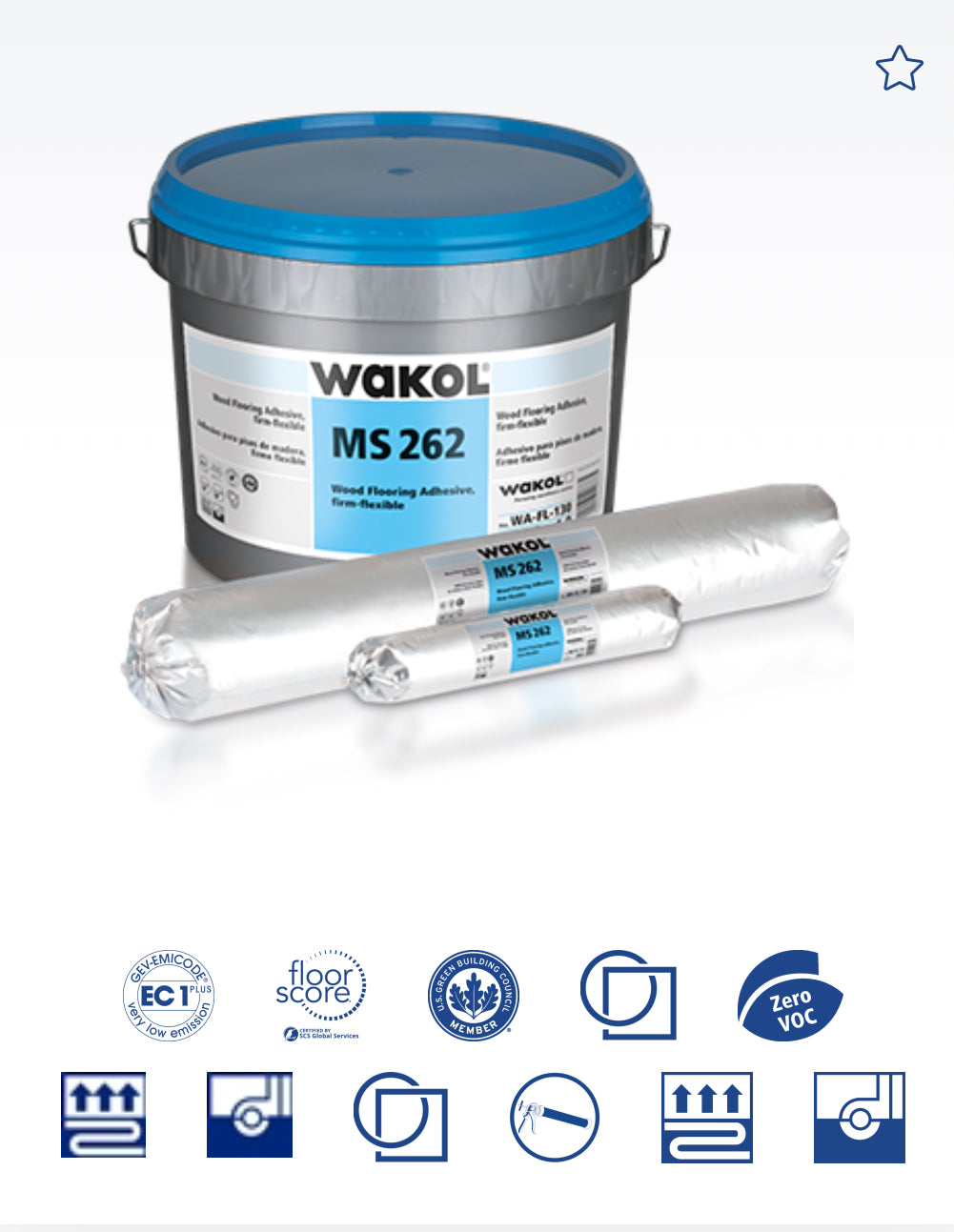 Wakol MS-262 wood flooring adhesive 2.29 lbs.