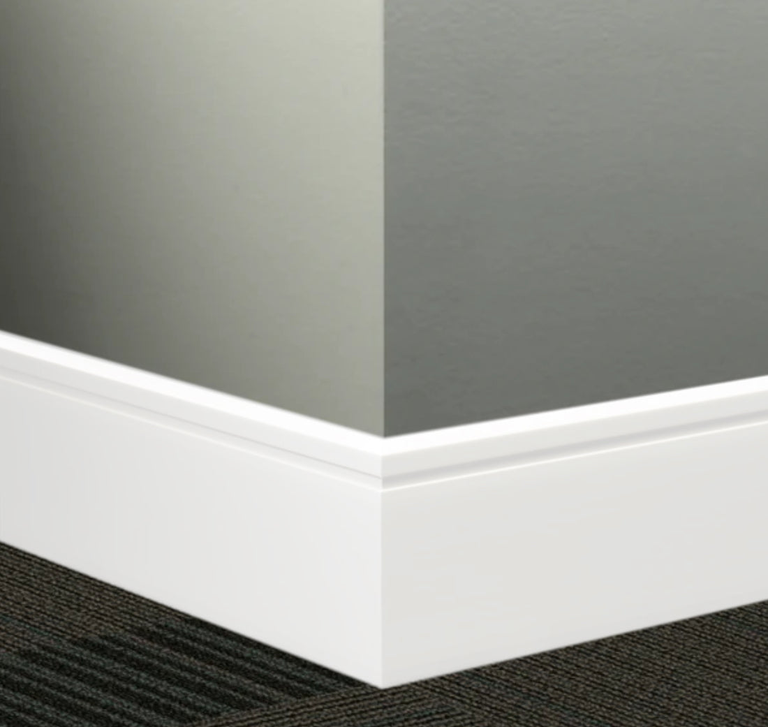 Tarkett / Johnsonite Millwork Reveal 4-1/4" x 3/8” x 8' GRAY