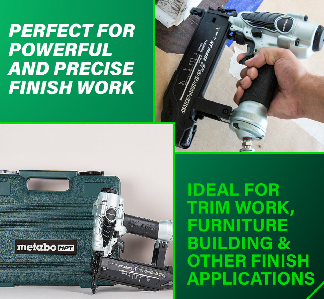 2 inch 18 GAUGE BRAD NAILER | METABO HPT NT50AE2