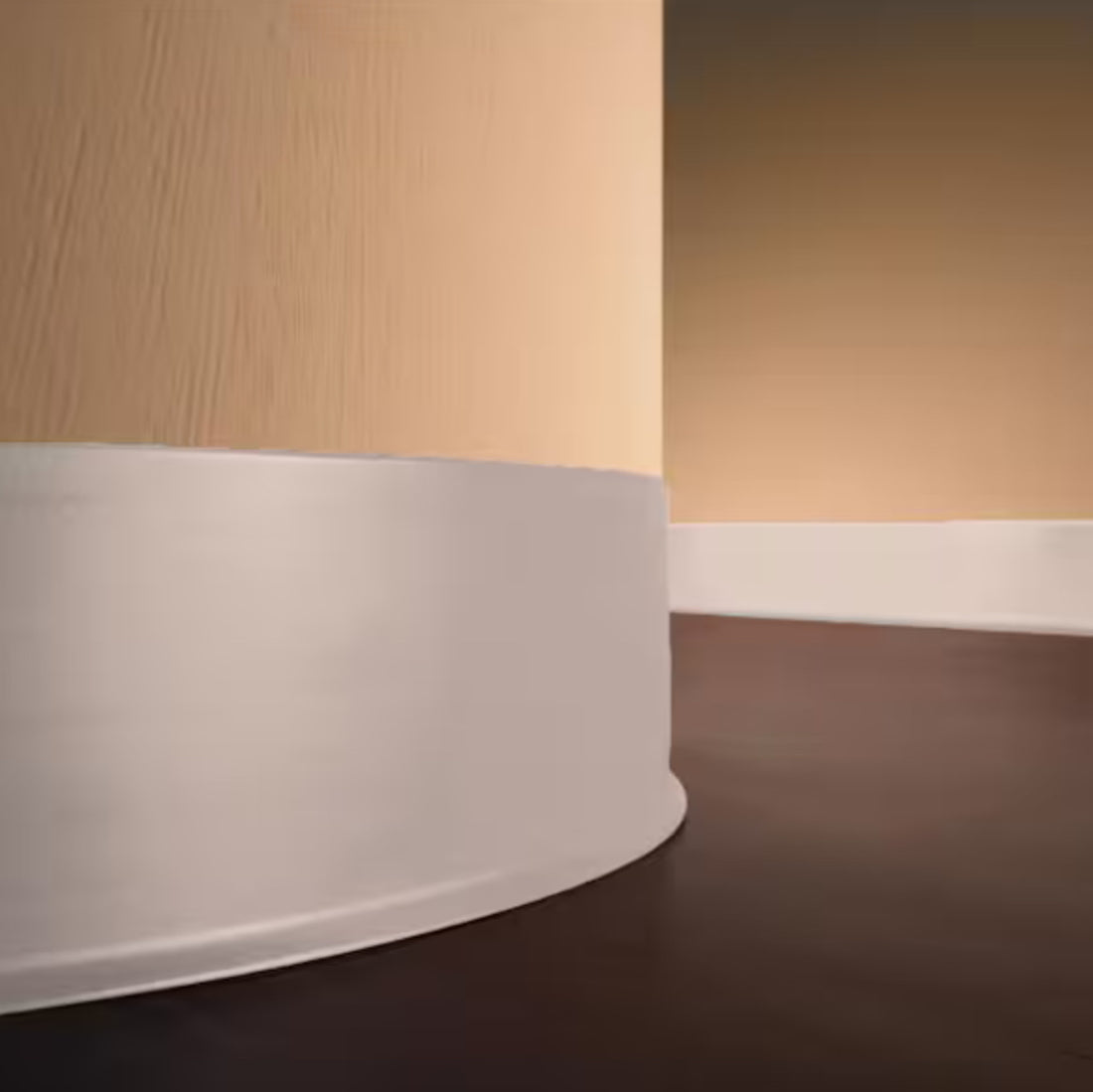 Johnsonite Rubber Perceptions Recess Toeless Wallbase 4-1/4" x 120’ x 3/8” MIXED COLORS