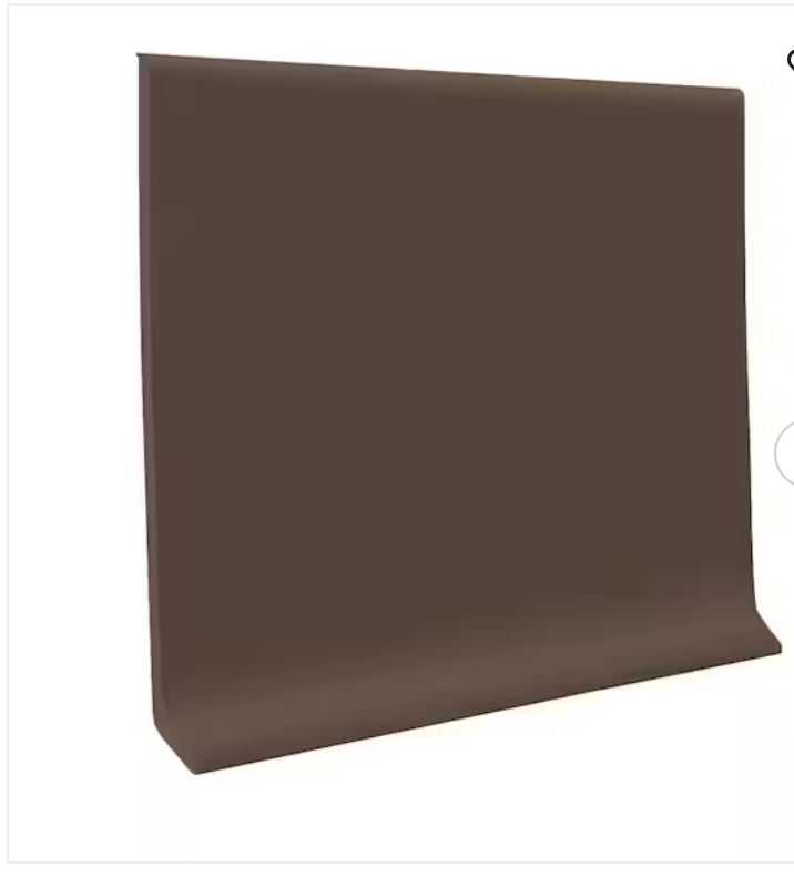 700 Series Burnt Umber 4 in. x 1/8 in. x 120 ft. Thermoplastic Rubber Wall Cove Base Coil