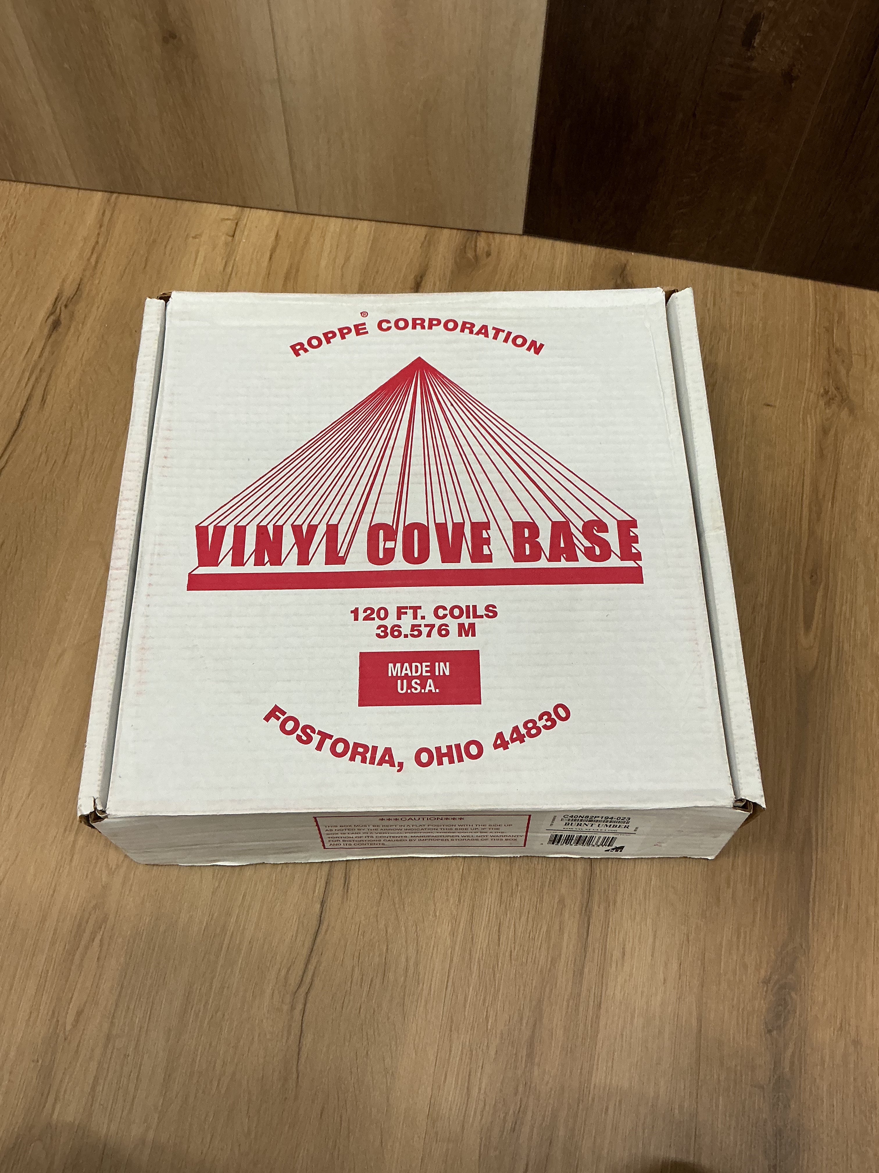 700 Series Burnt Umber 4 in. x 1/8 in. x 120 ft. Thermoplastic Rubber Wall Cove Base Coil