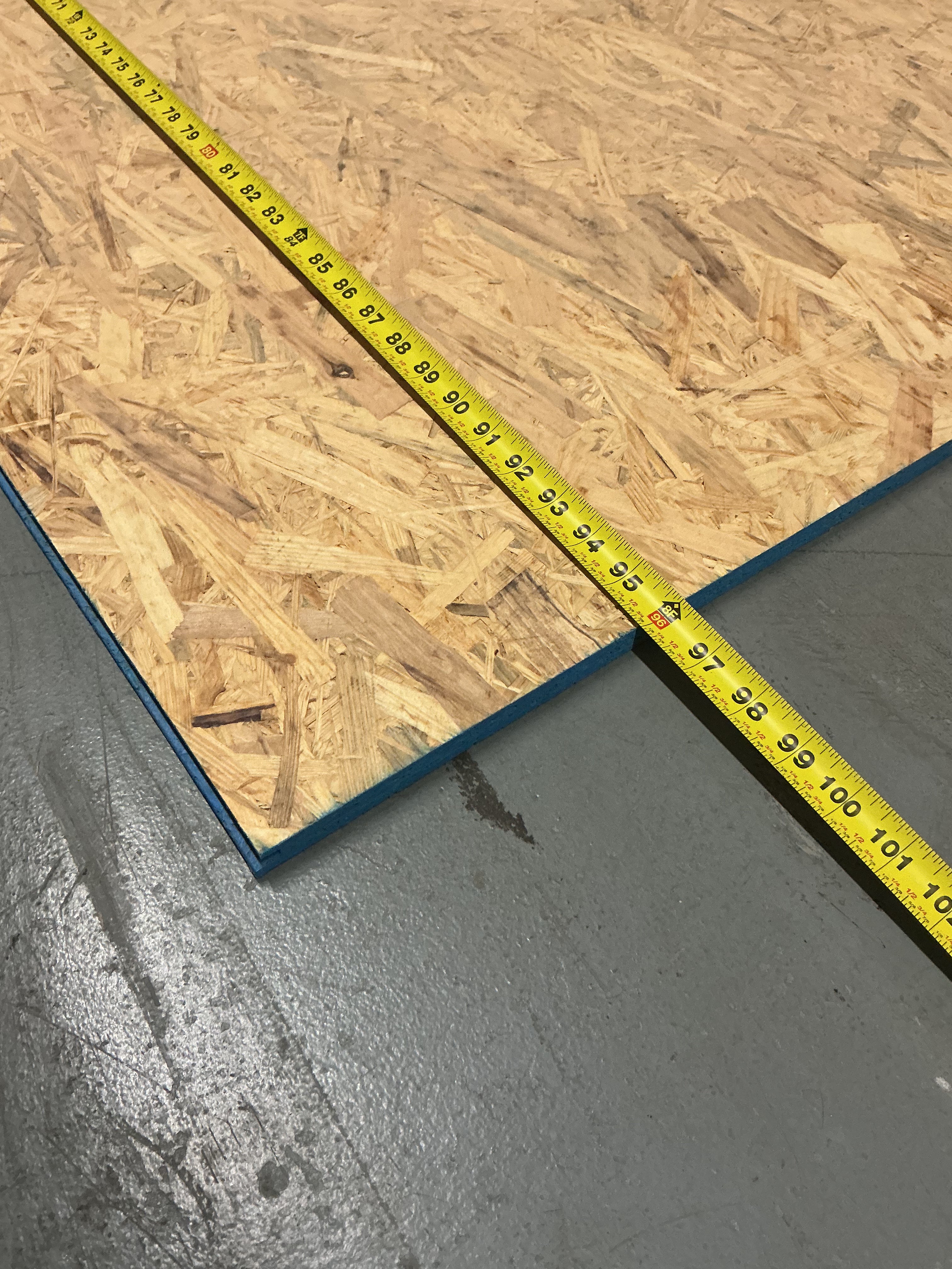 19/32 in. T&G Premium OSB Subfloor (Building grade: 23/32 in. x 4 ft. x 8 ft.;
Actual: 0.703 in. x 47.875 in. x 95.875 in.)
★★