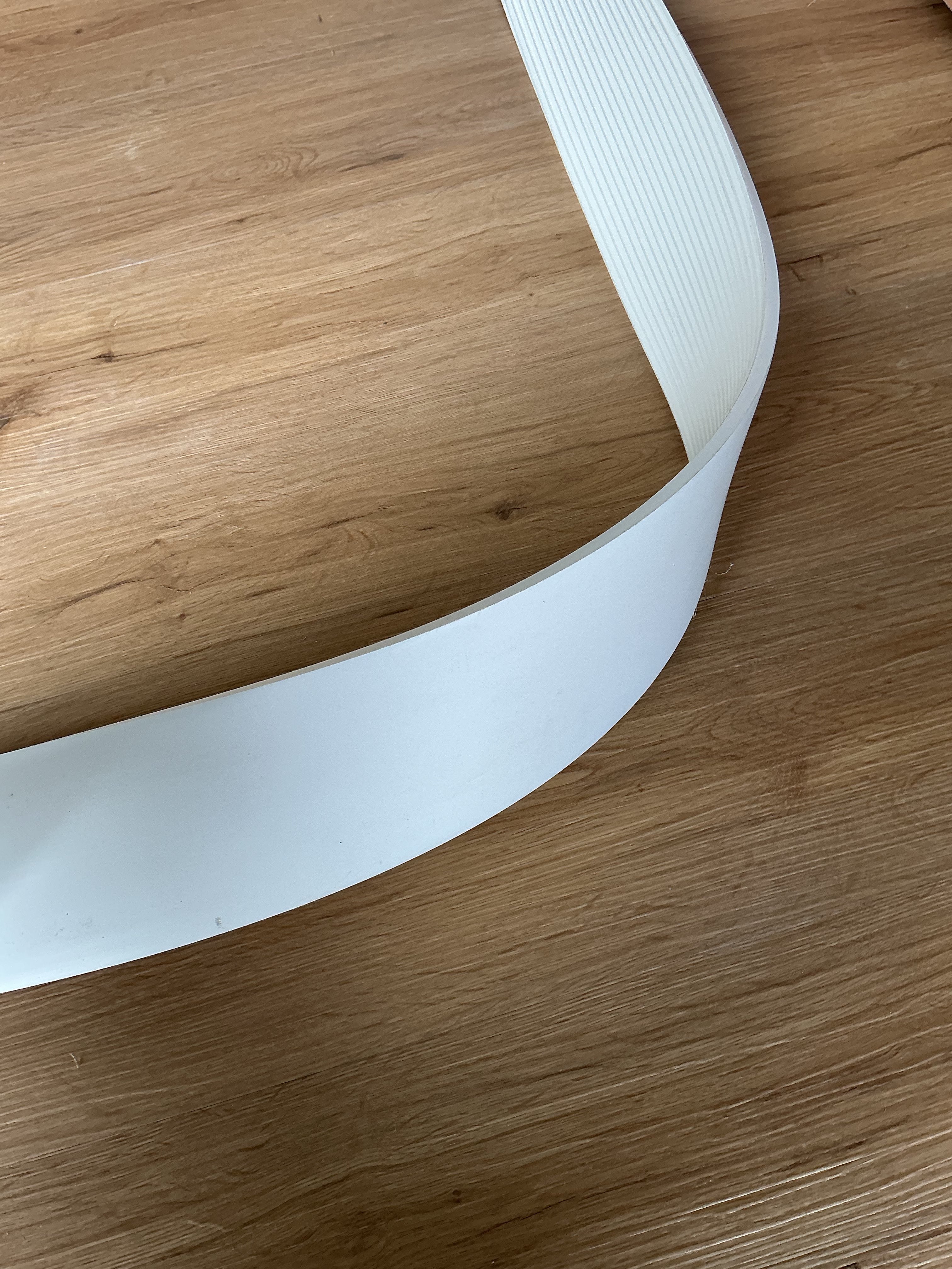 Roppe Contours Candid PV4060 170 White 4 1/4" X 8' by 3/8" (48 Ft. / Box)