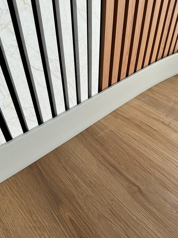 Roppe Contours Candid PV4060 174 Smoke 4 1/4" X 8' by 3/8" (48 Ft. / Box)