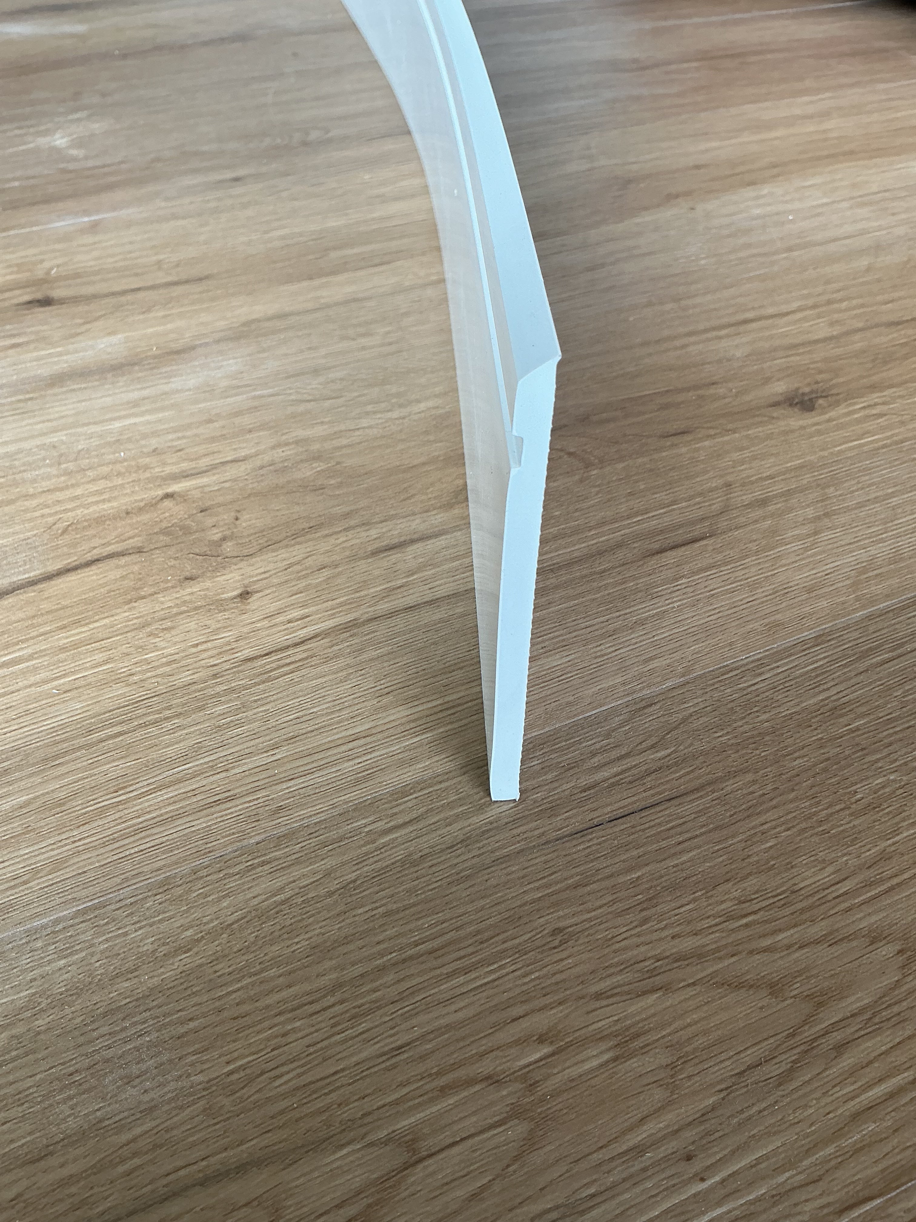 Tarkett / Johnsonite Millwork Reveal 4-1/4" 08 Icicle 4.25" x 8' by 1/4" (64 LF/box)