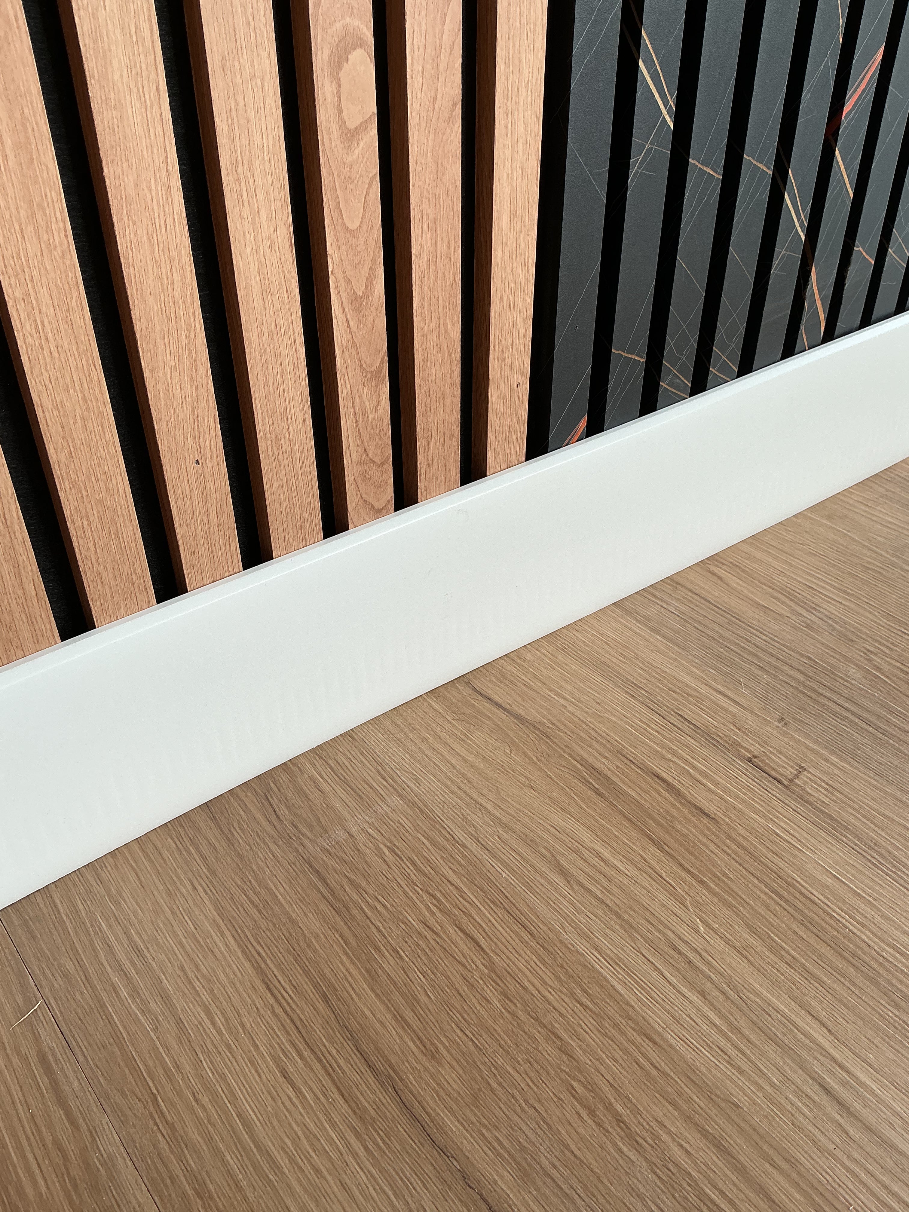 Tarkett / Johnsonite Millwork Mandalay 4-1/2" 08 Icicle 4.5" x 8' by 3/8" (40 LF/box)