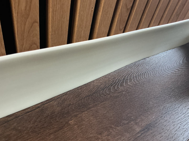 Johnsonite Rubber Wall Base Duracove Thermoplastic Rubber 1/8" (Type TP) TOELESS Duracove #50 WHITE- 1/8" (3 mm) x 4" x 120'