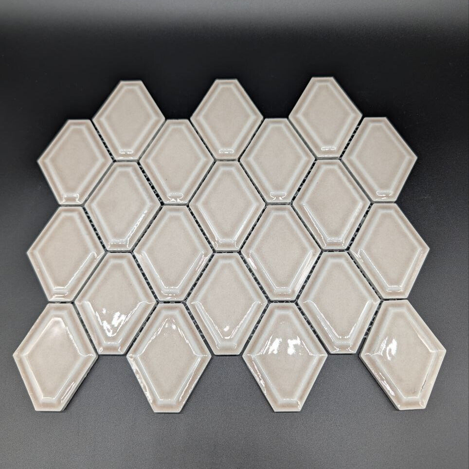 Foundations Structure Pewter Glossy Ceramic 11x13