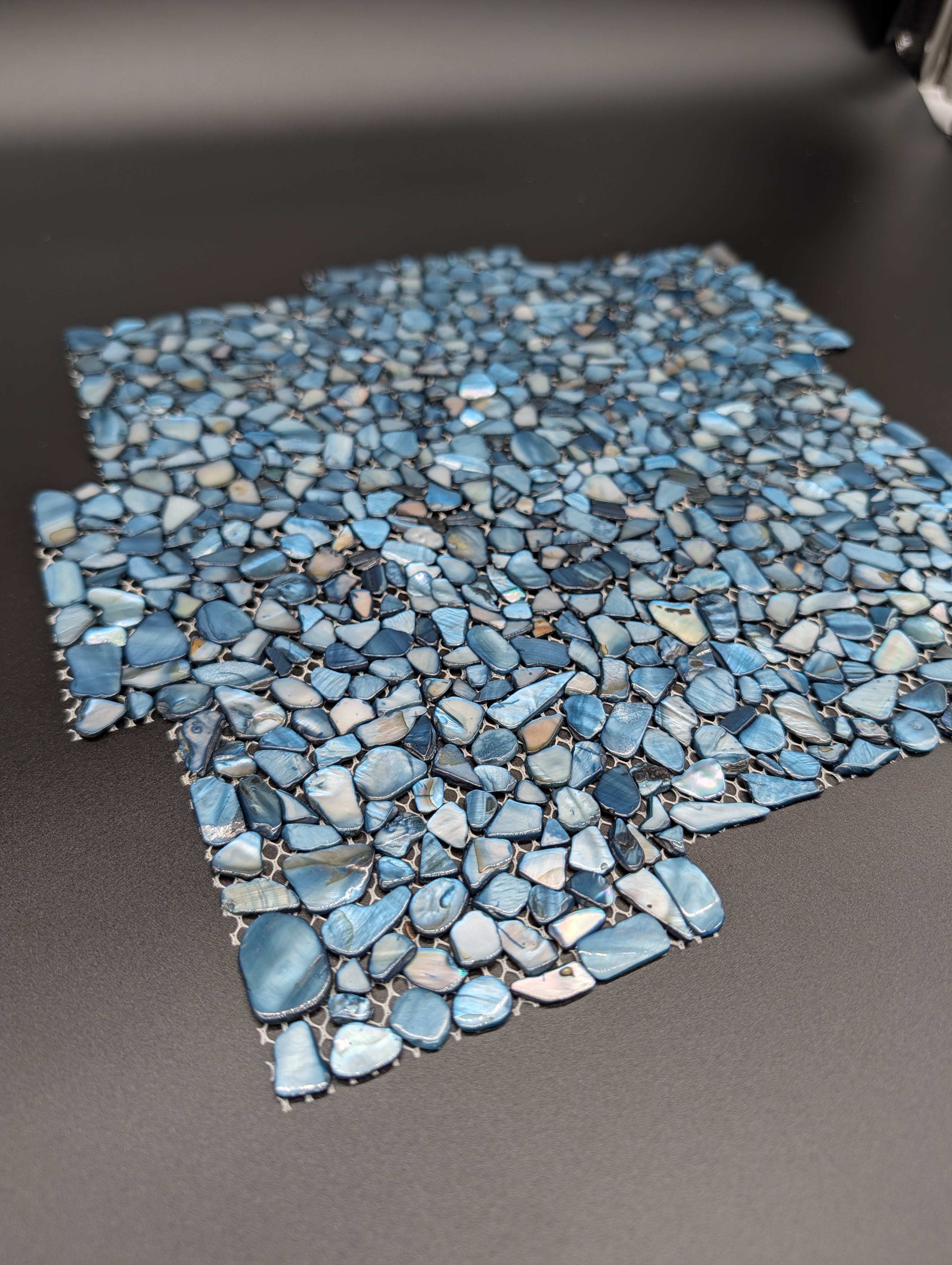Celestial Pearl Slivers Pebble Mosaic