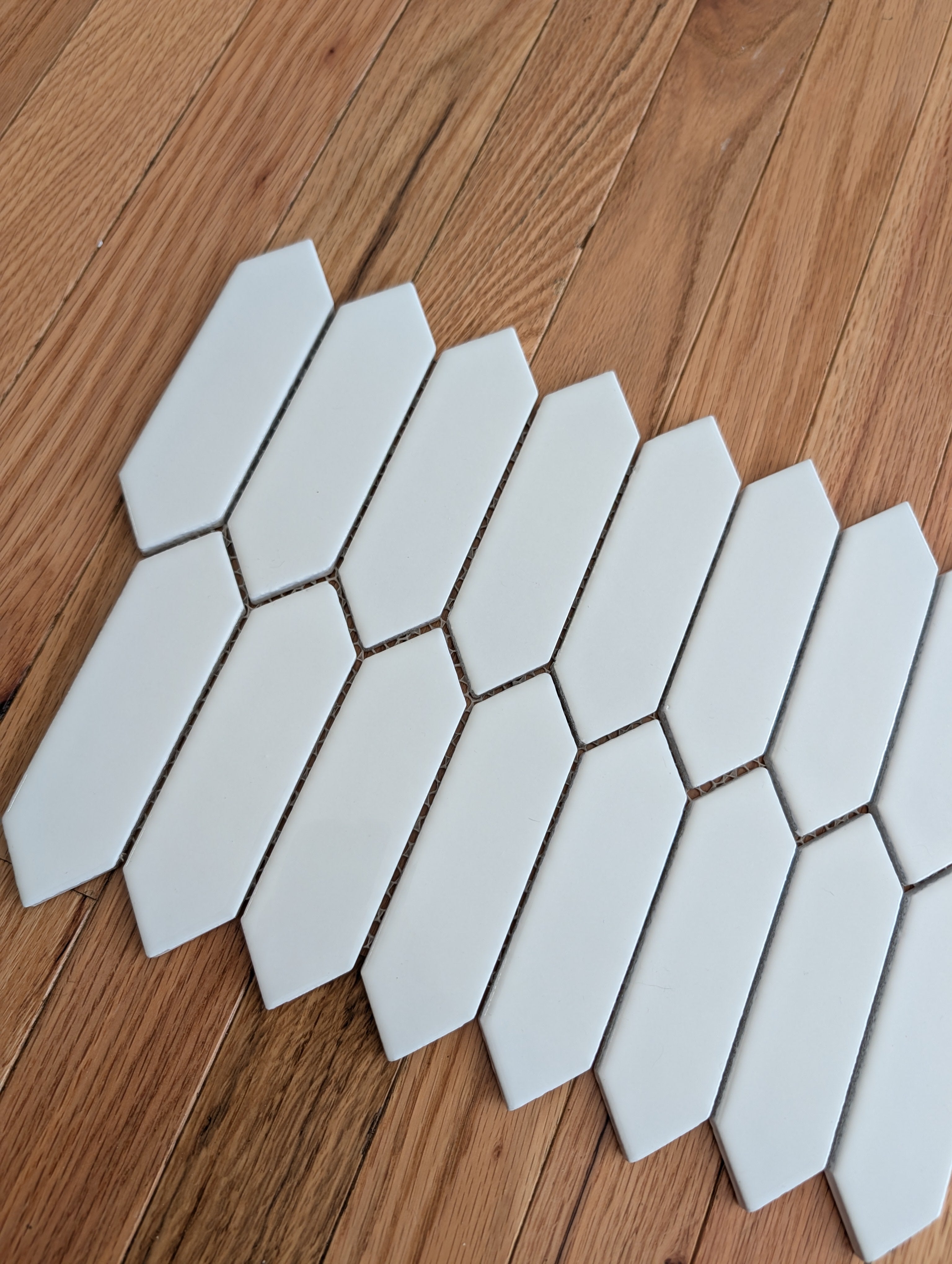 Foundations Picketfence Plaster Glossy Ceramic 10x14