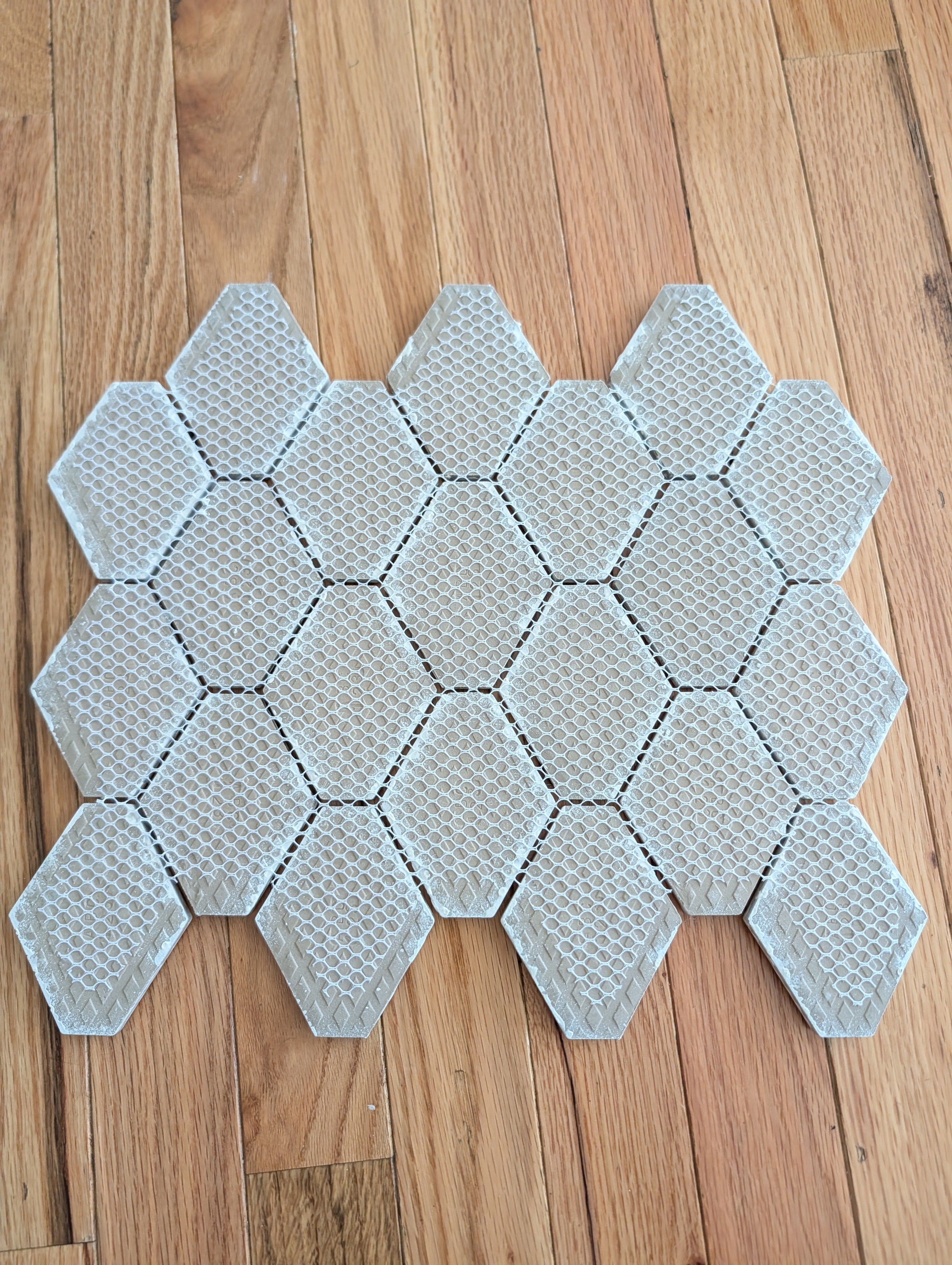 Foundations Structure Pewter Glossy Ceramic 11x13