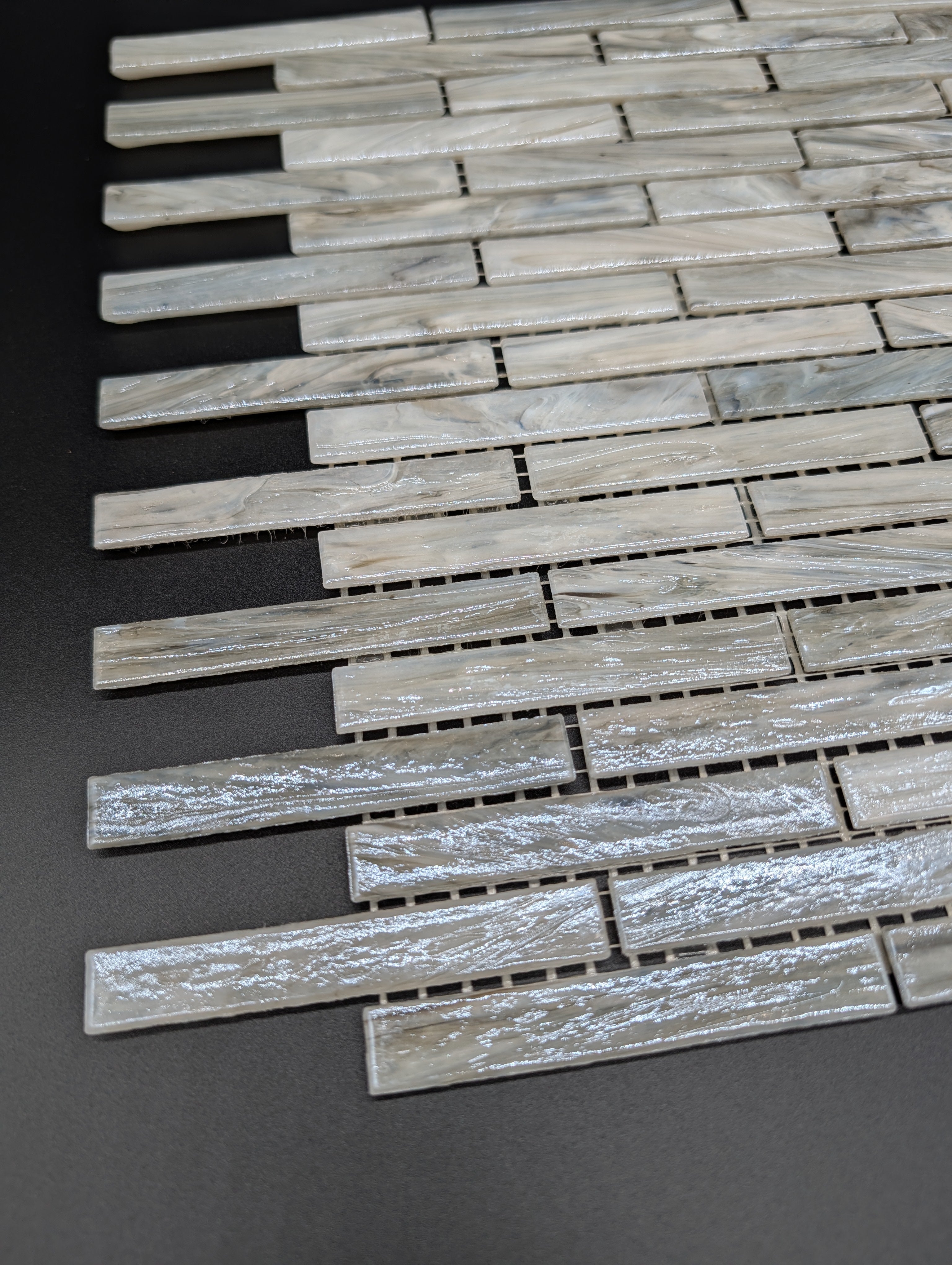 Glassique Beam Sepia Mosaic 12x12 sheet