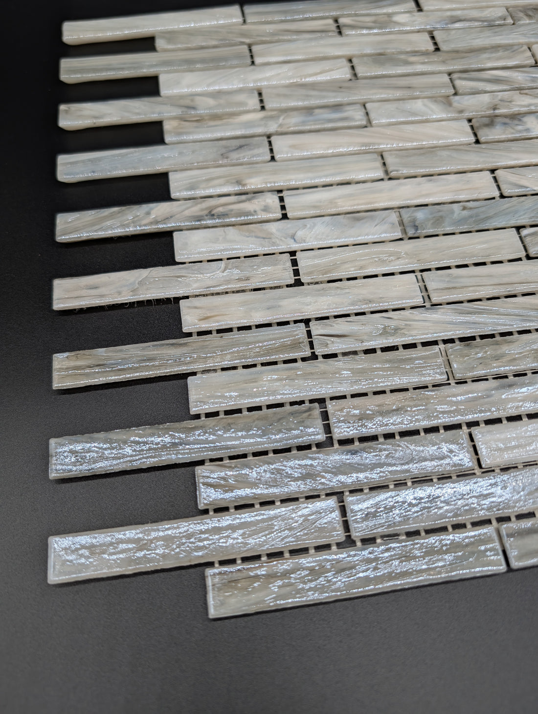 Glassique Beam Sepia Mosaic 12x12 sheet