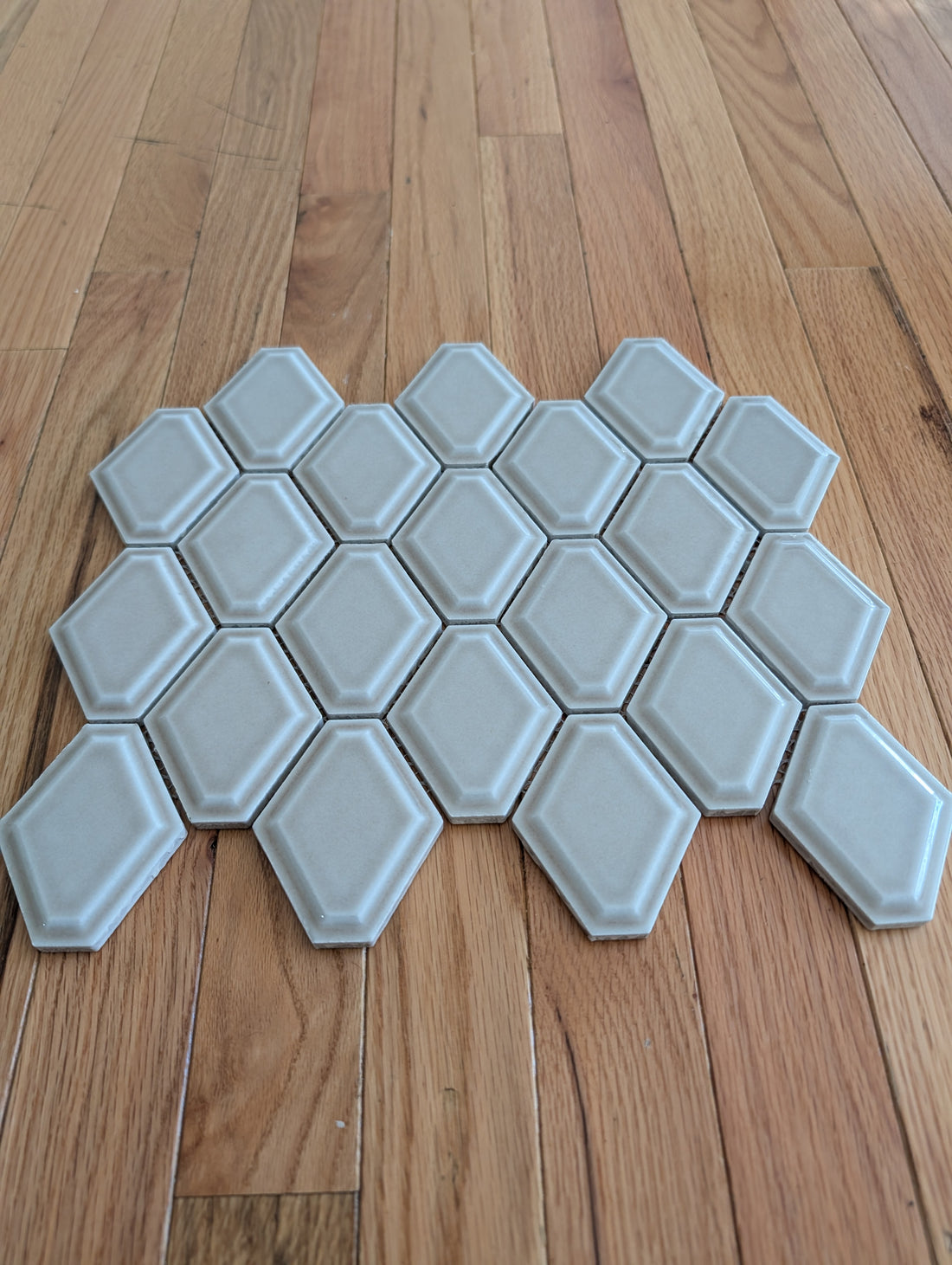 Foundations Structure Pewter Glossy Ceramic 11x13