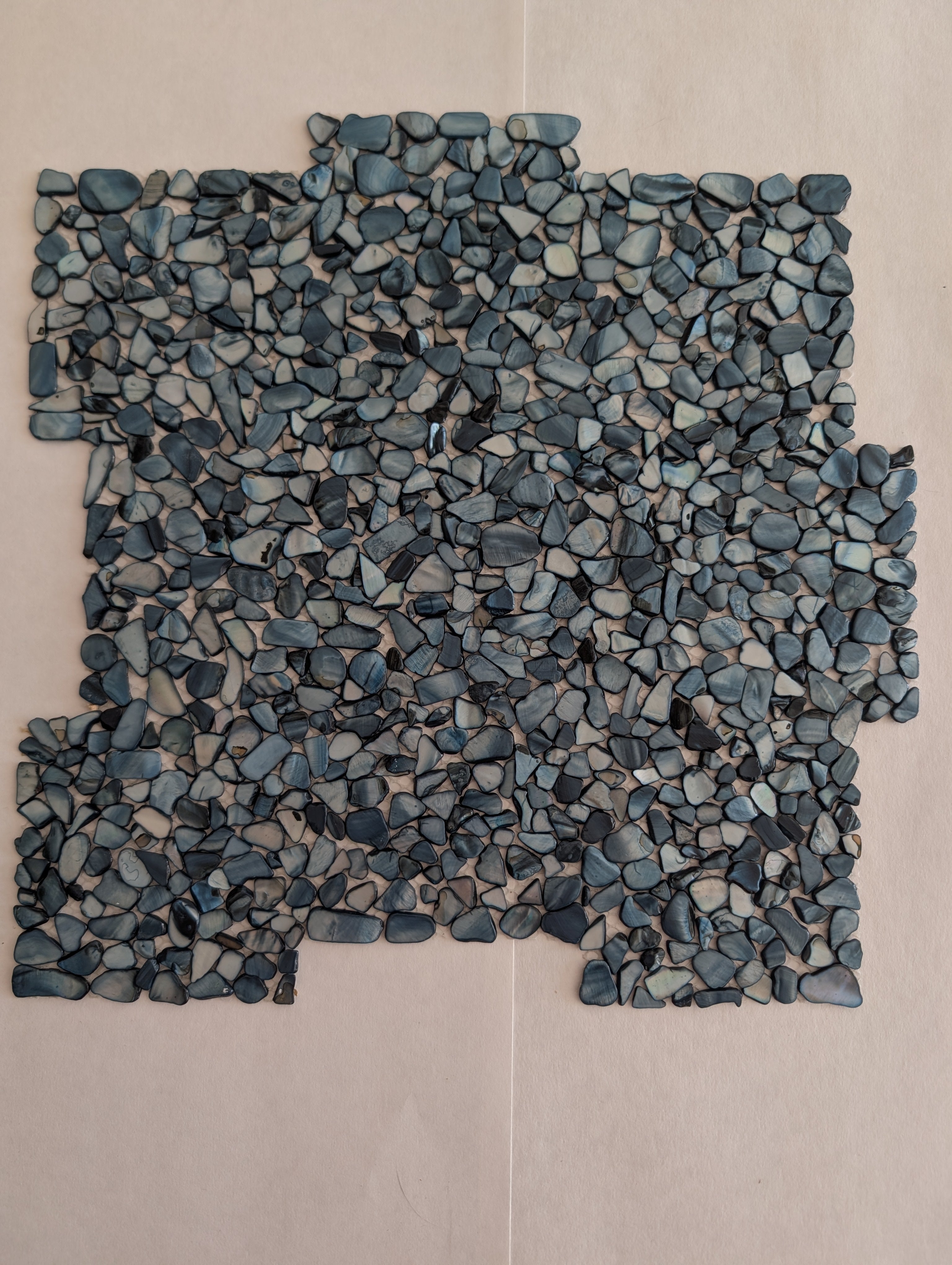 Celestial Pearl Slivers Pebble Mosaic