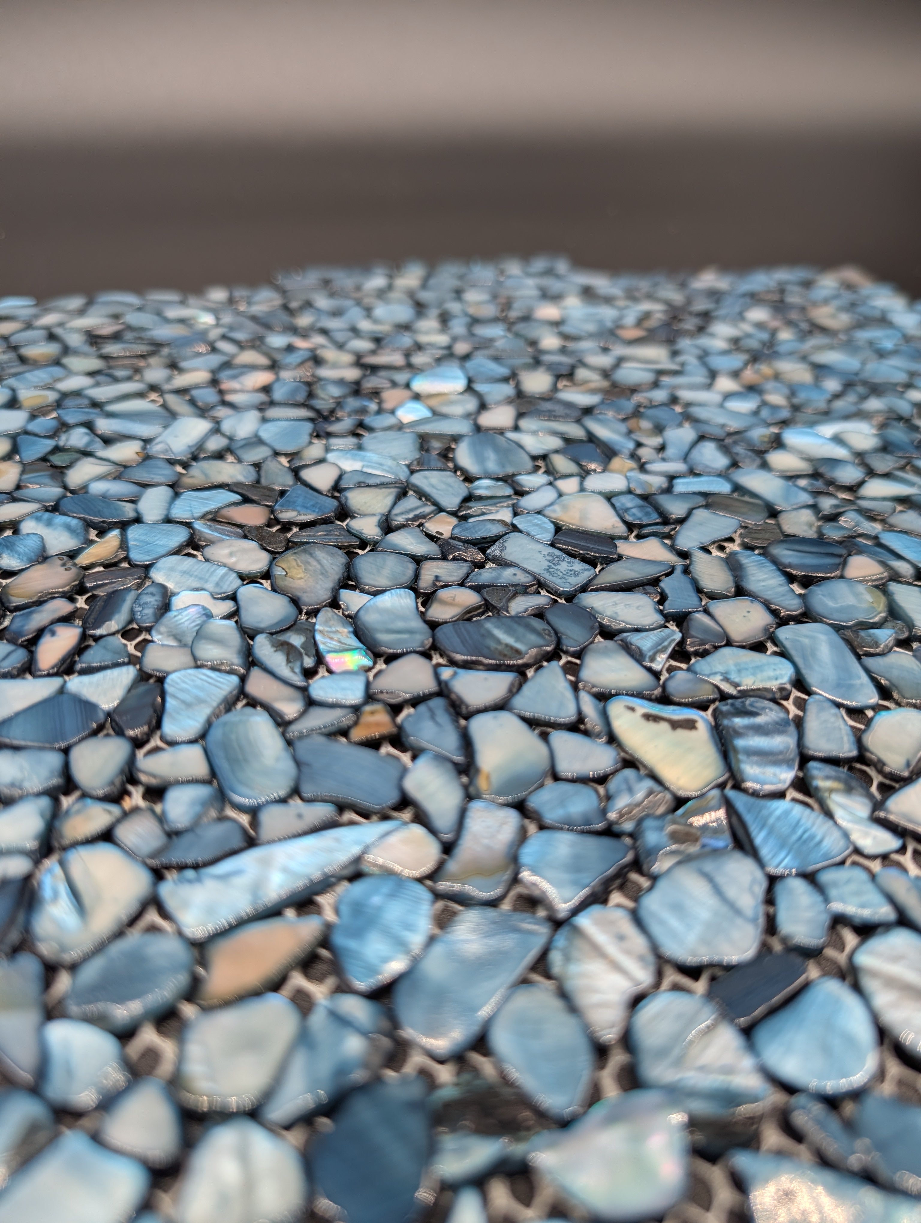 Celestial Pearl Slivers Pebble Mosaic