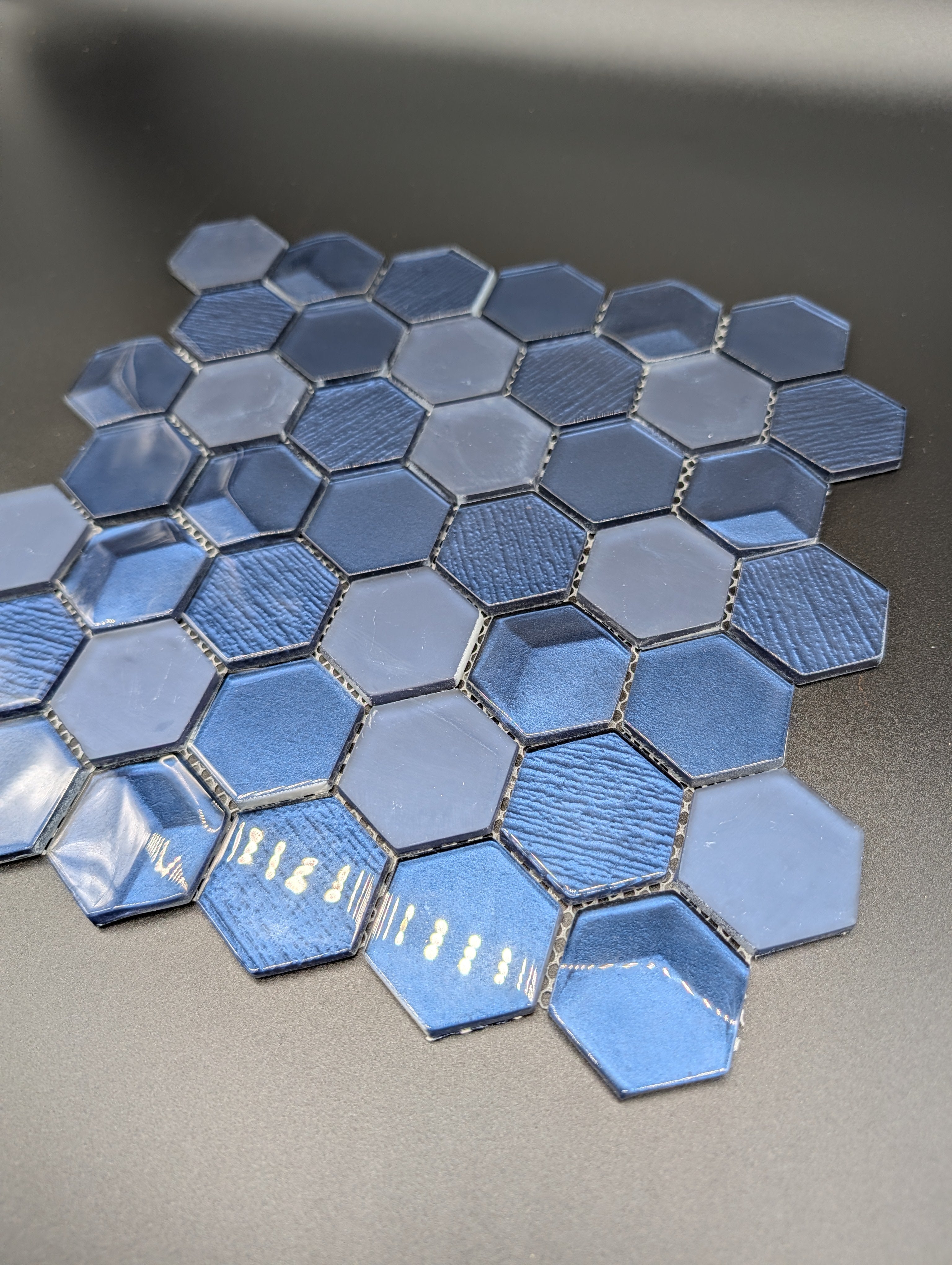 Monet Magic Marina Mosaic 2" Hex