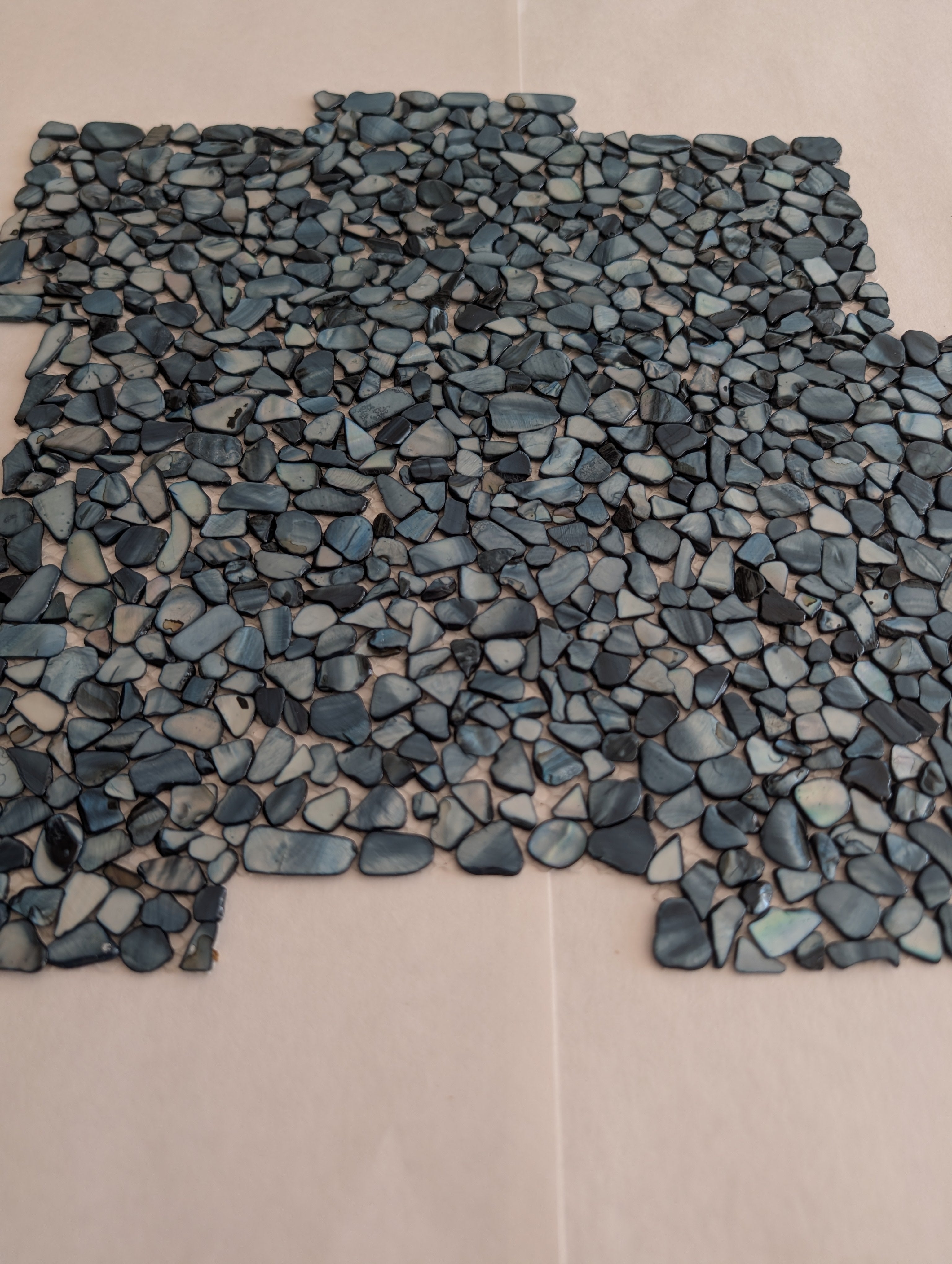 Celestial Pearl Slivers Pebble Mosaic