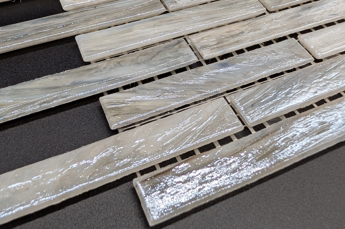 Glassique Beam Sepia Mosaic 12x12 sheet