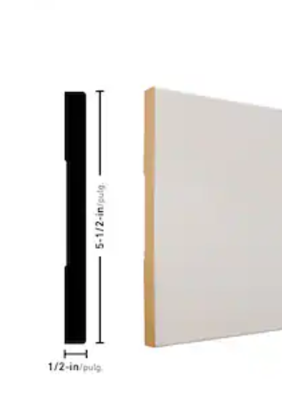 MDF PMD BSE E2E 12MM 1/2 X 5-1/2X 16 Vendor Part