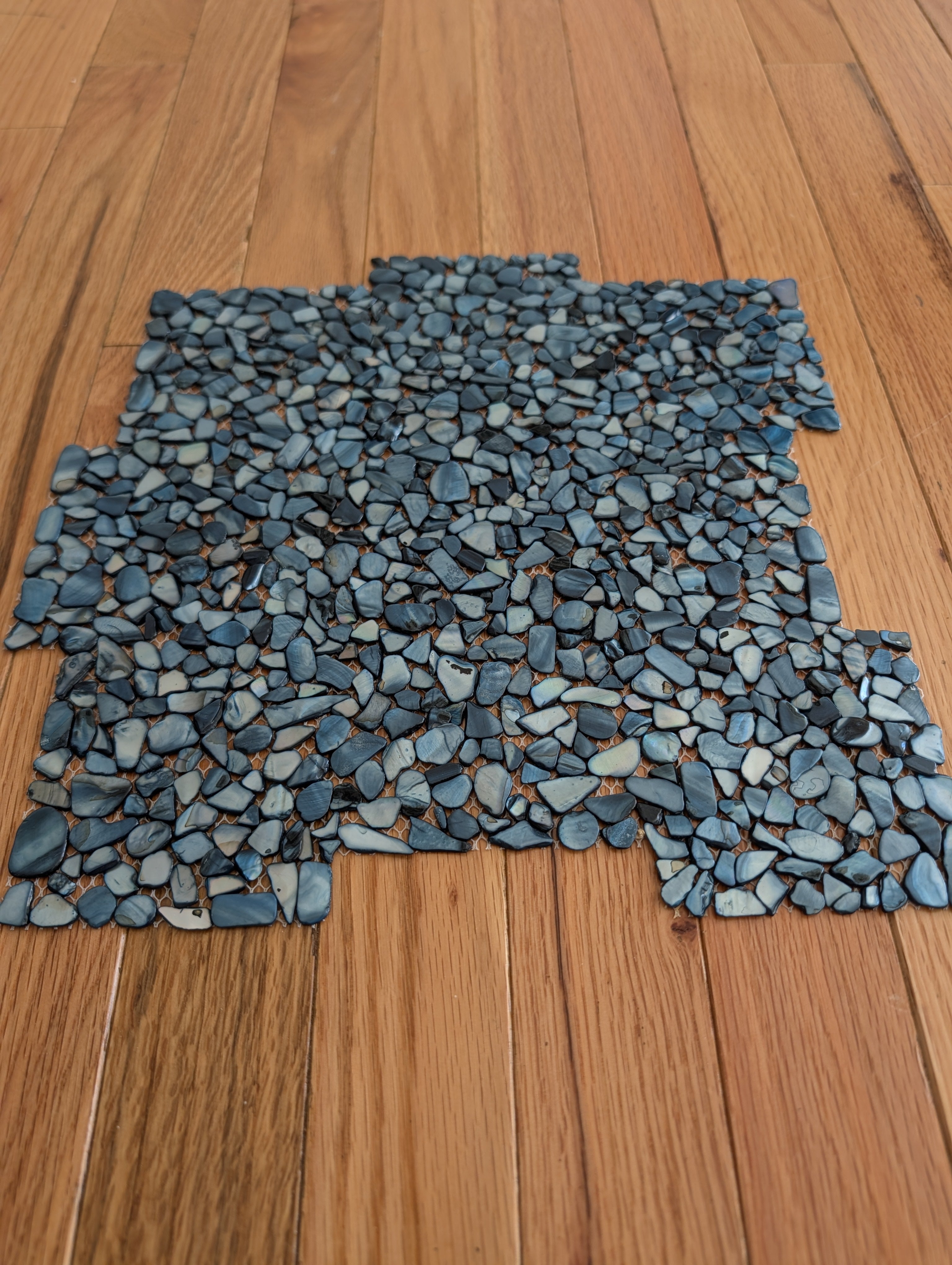 Celestial Pearl Slivers Pebble Mosaic