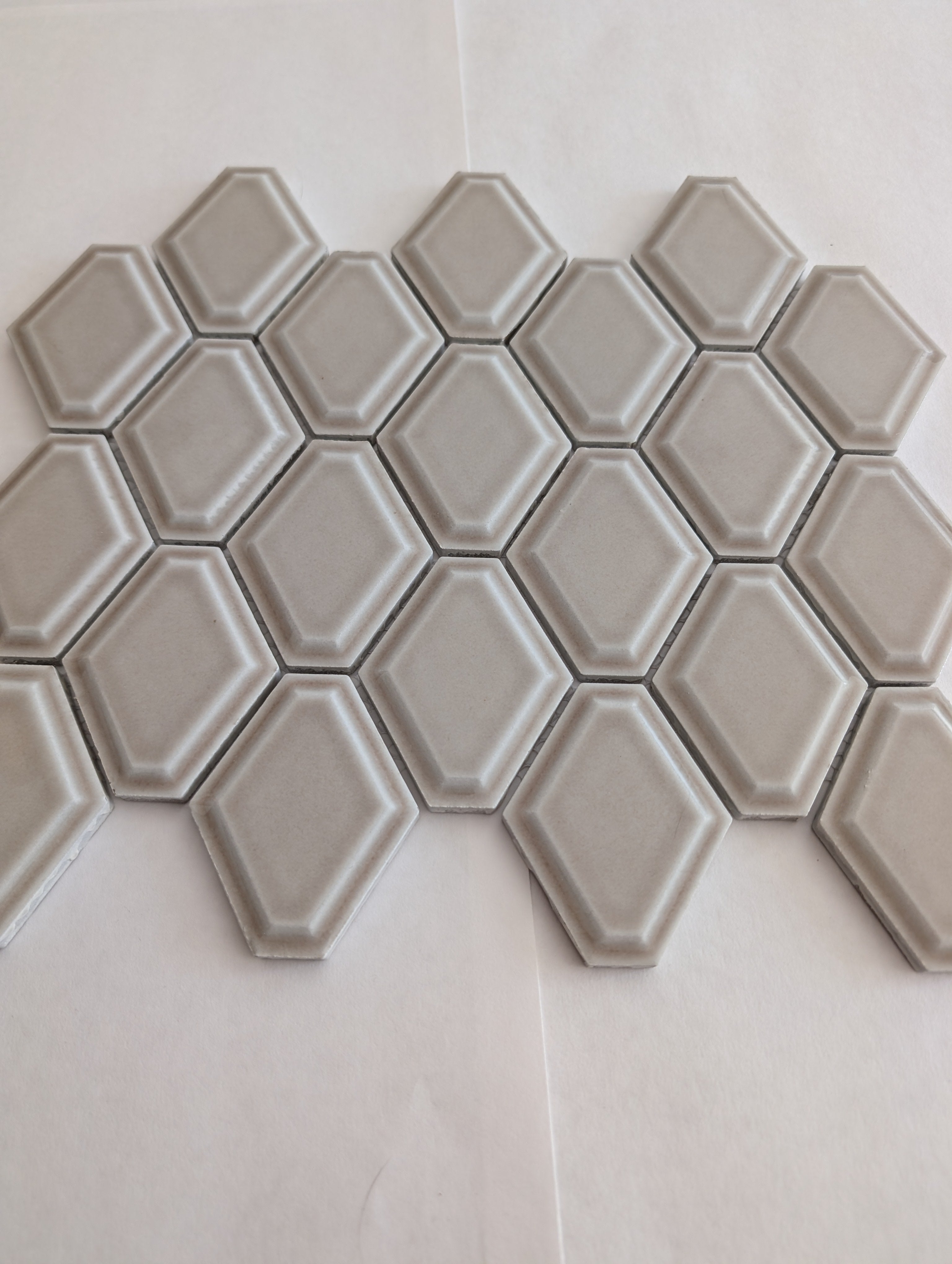 Foundations Structure Pewter Glossy Ceramic 11x13