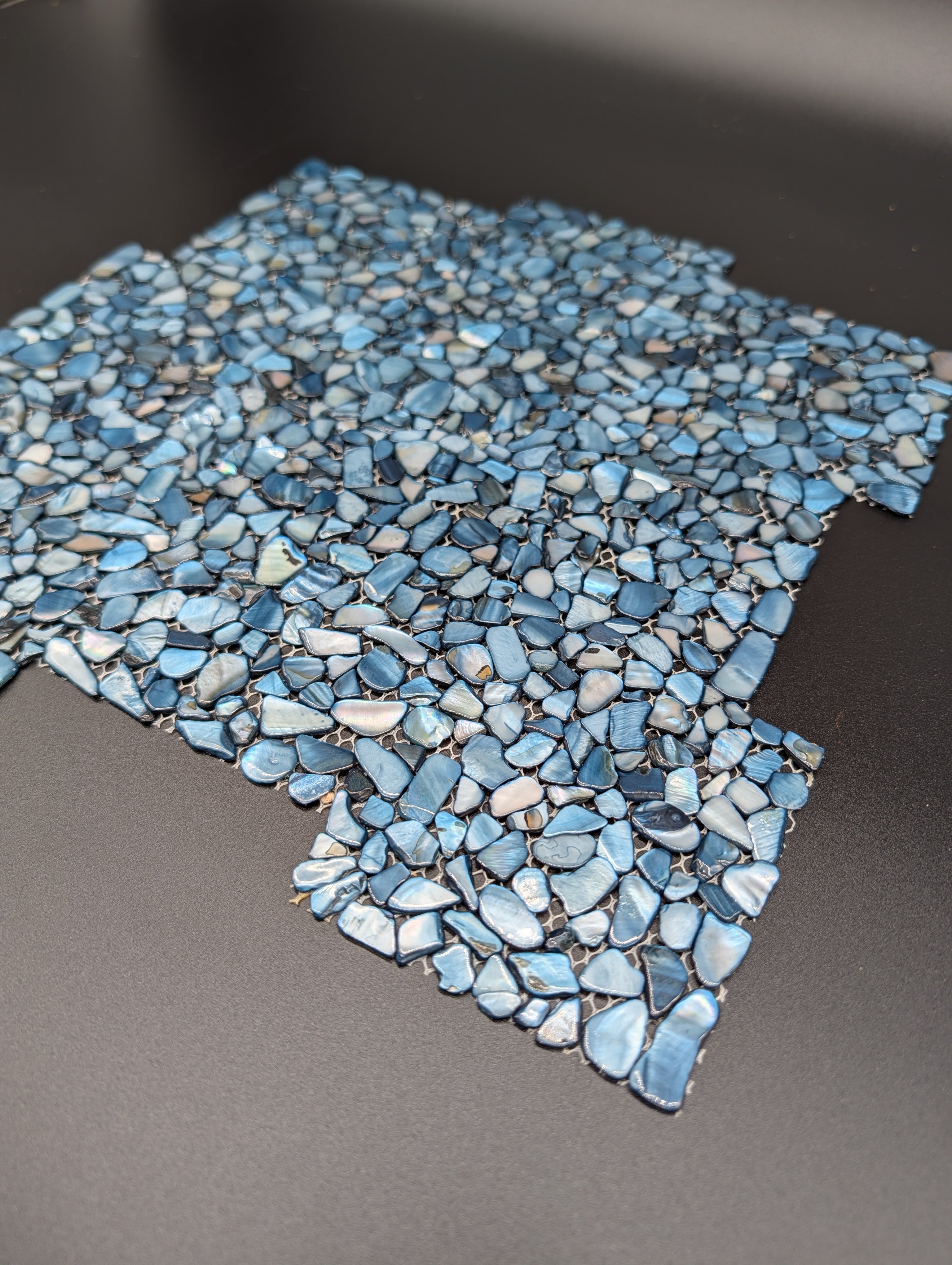 Celestial Pearl Slivers Pebble Mosaic