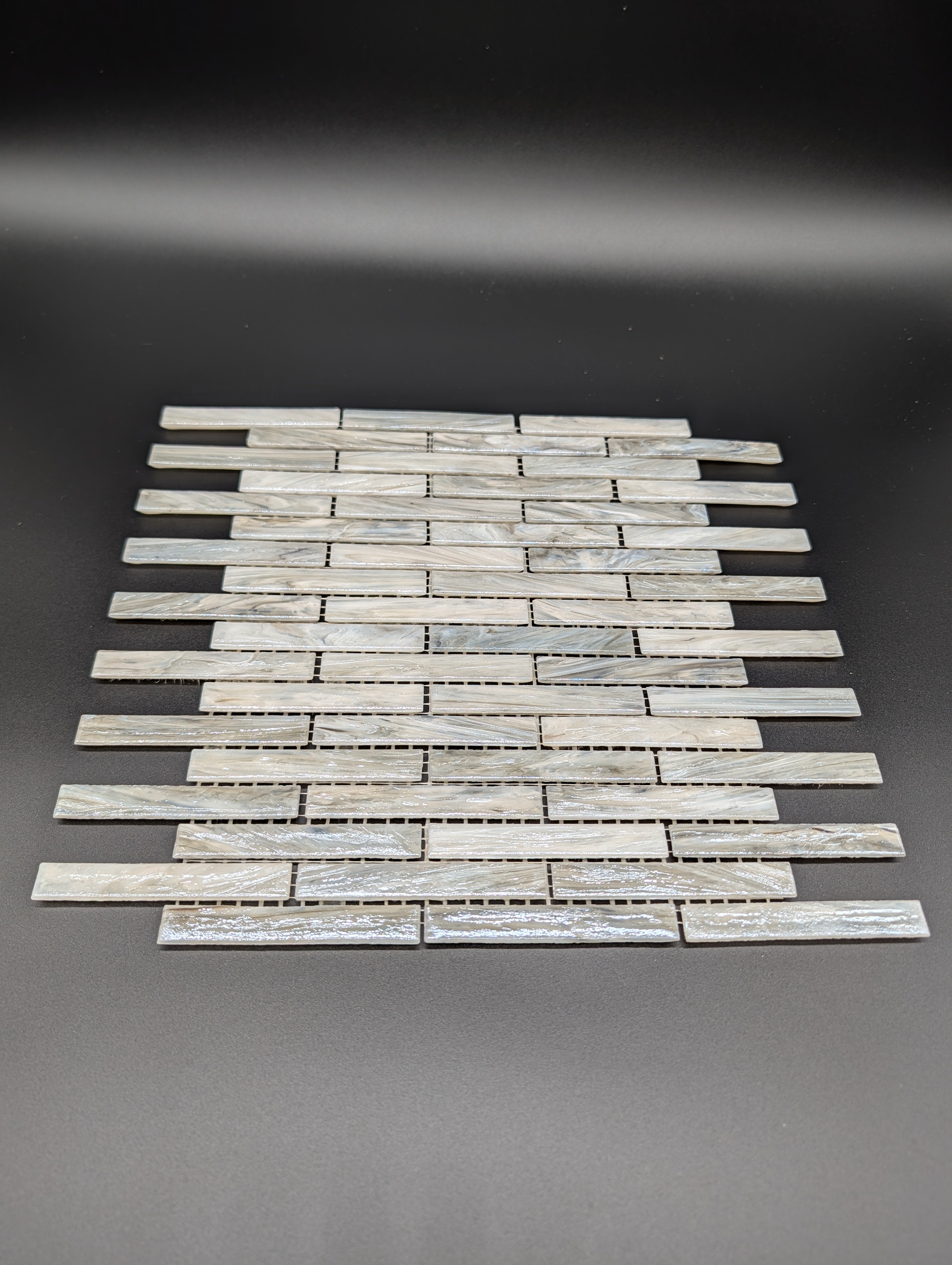 Glassique Beam Sepia Mosaic 12x12 sheet
