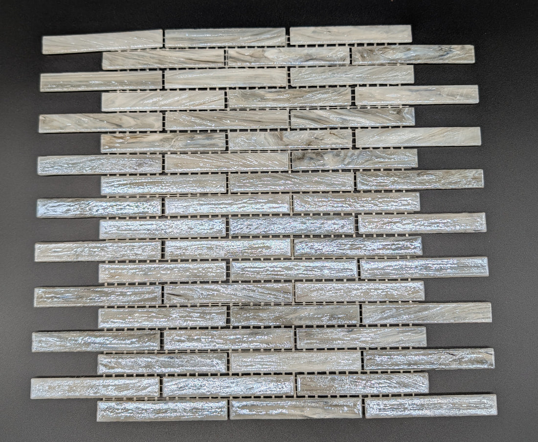 Glassique Beam Sepia Mosaic 12x12 sheet