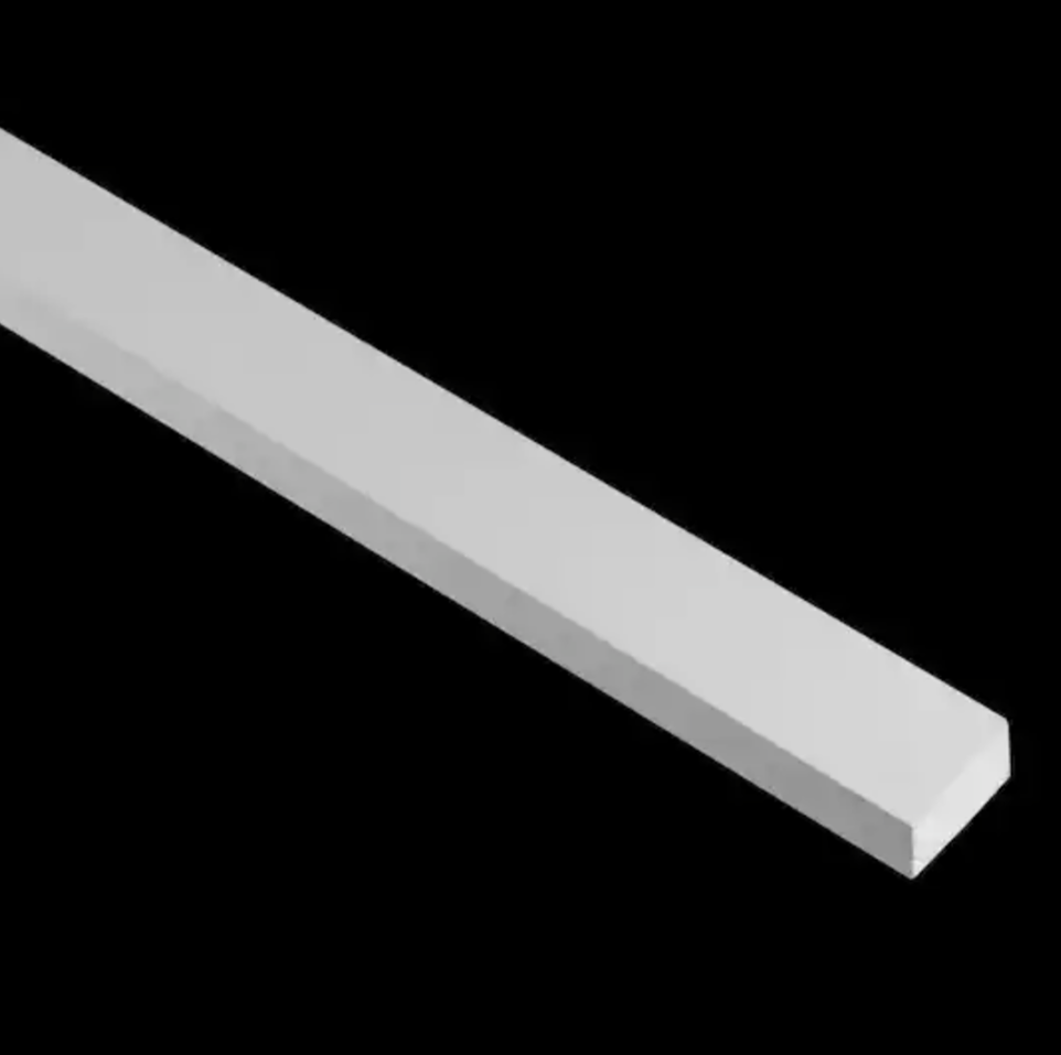 1x2x16. Trim Board Primed Finger-Joint  .719 in. x 1.5 in. x16 ft .)