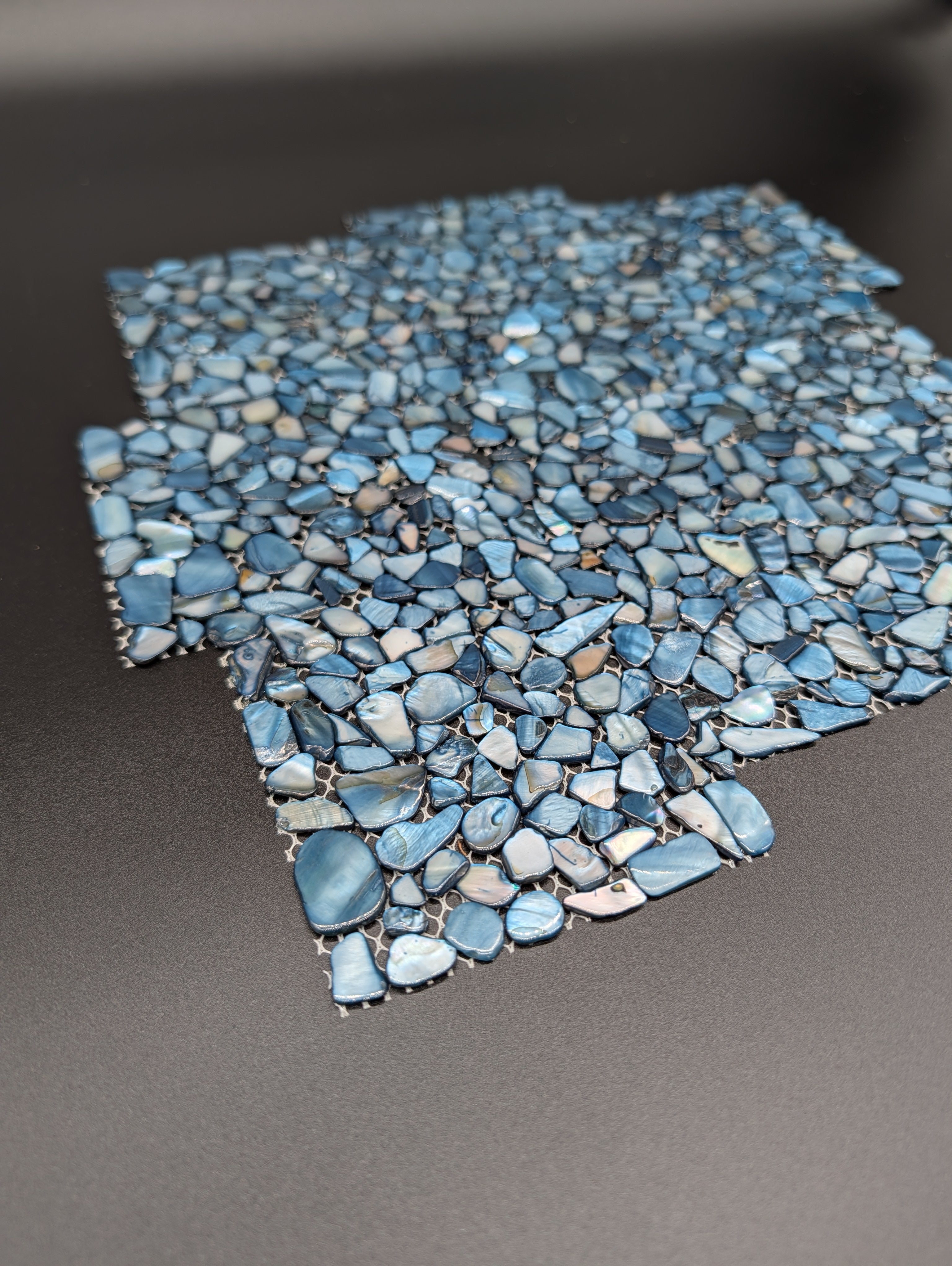 Celestial Pearl Slivers Pebble Mosaic
