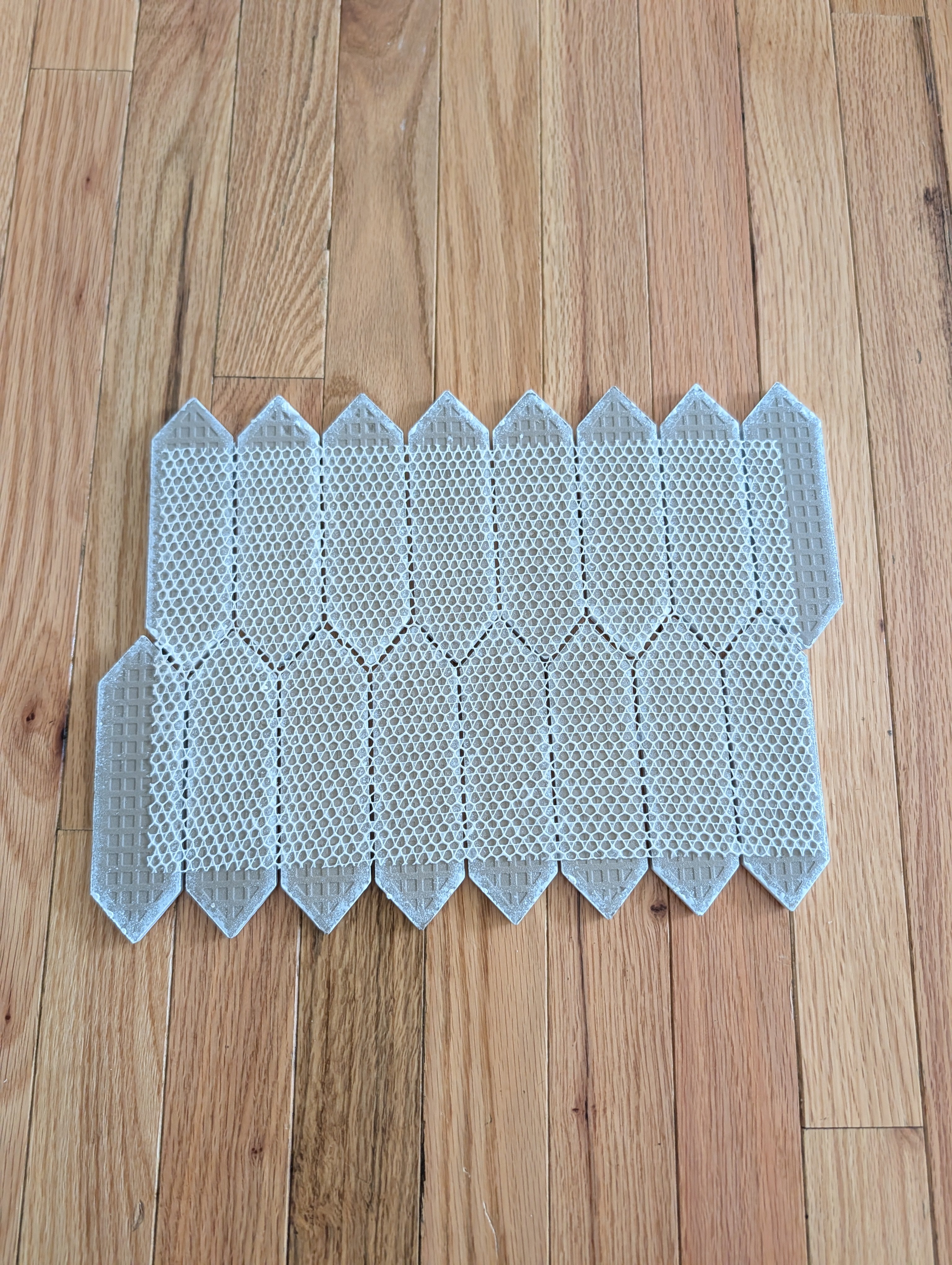 Foundations Picketfence Plaster Glossy Ceramic 10x14