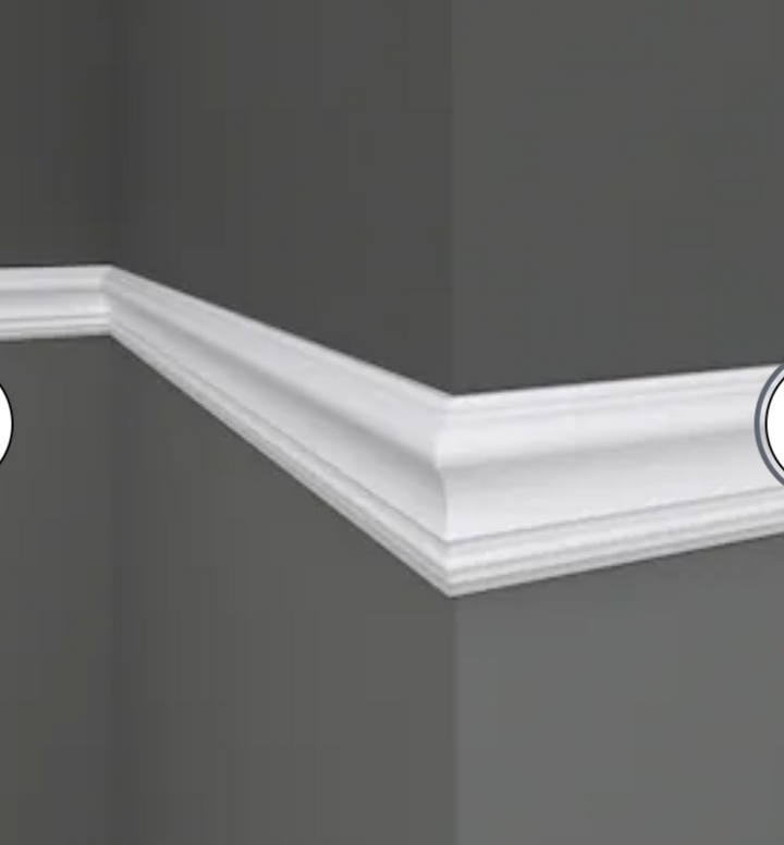 390 Primed Finger-Jointed Pine Chair Rail - 11/16-in x 2-5/8-in