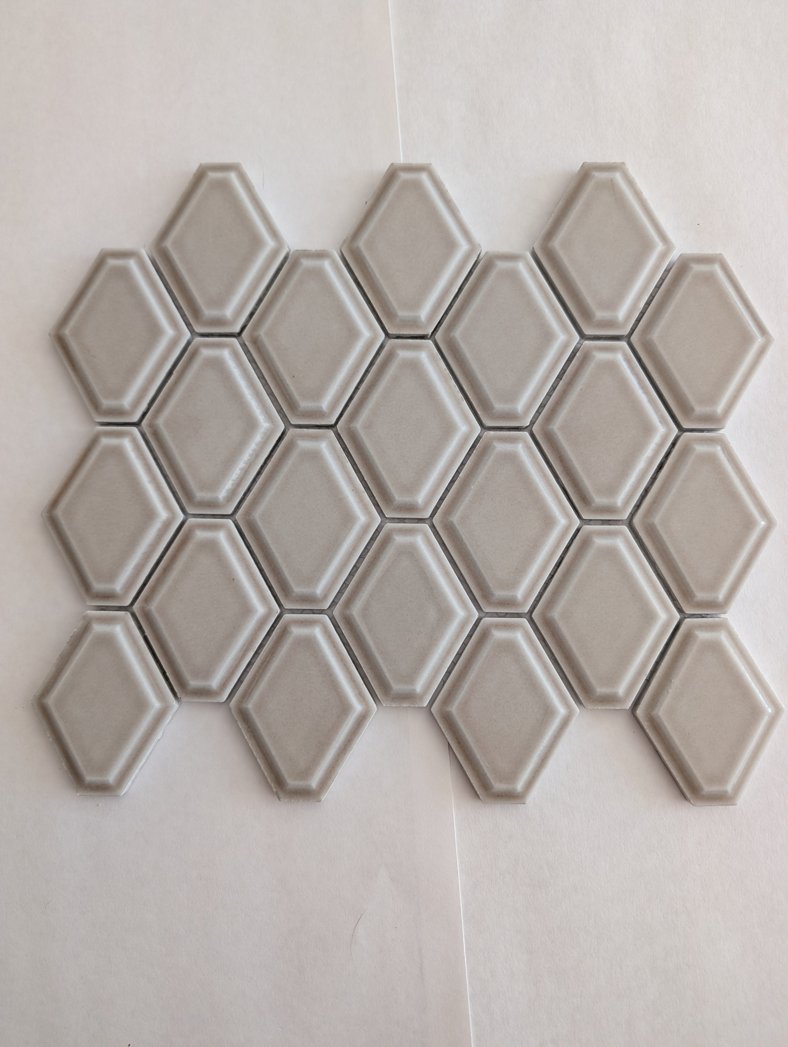 Foundations Structure Pewter Glossy Ceramic 11x13
