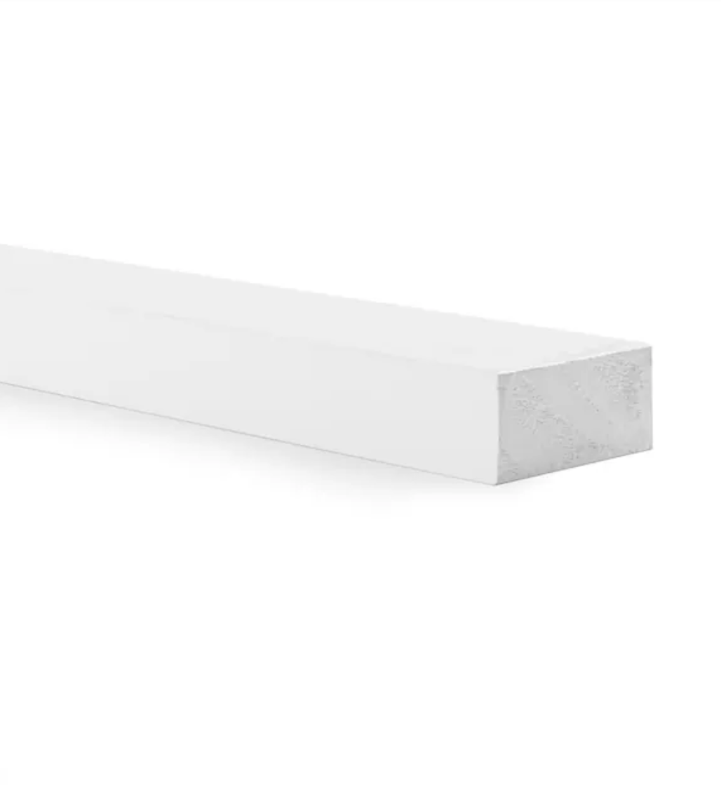 1x2x16. Trim Board Primed Finger-Joint  .719 in. x 1.5 in. x16 ft .)